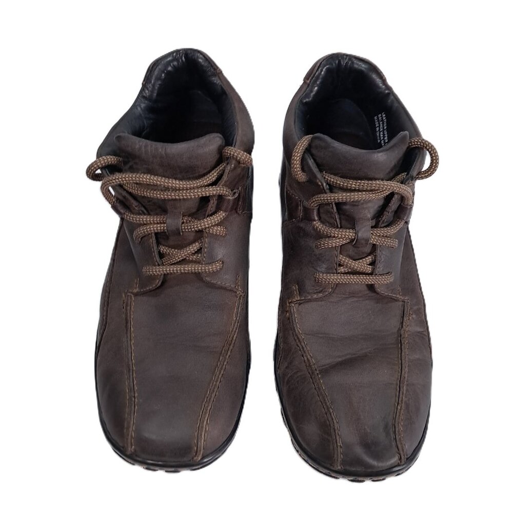 Born Ankle Boots Men US 8, EU 41 Brown Leather Casual Lace Up Chukka